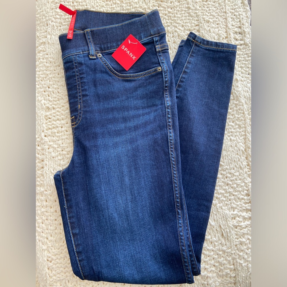 SPANX Midnight Shade Ankle Skinny Jean Size Medium NWT